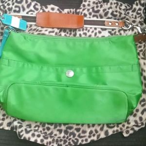 Women's lime green coach purse